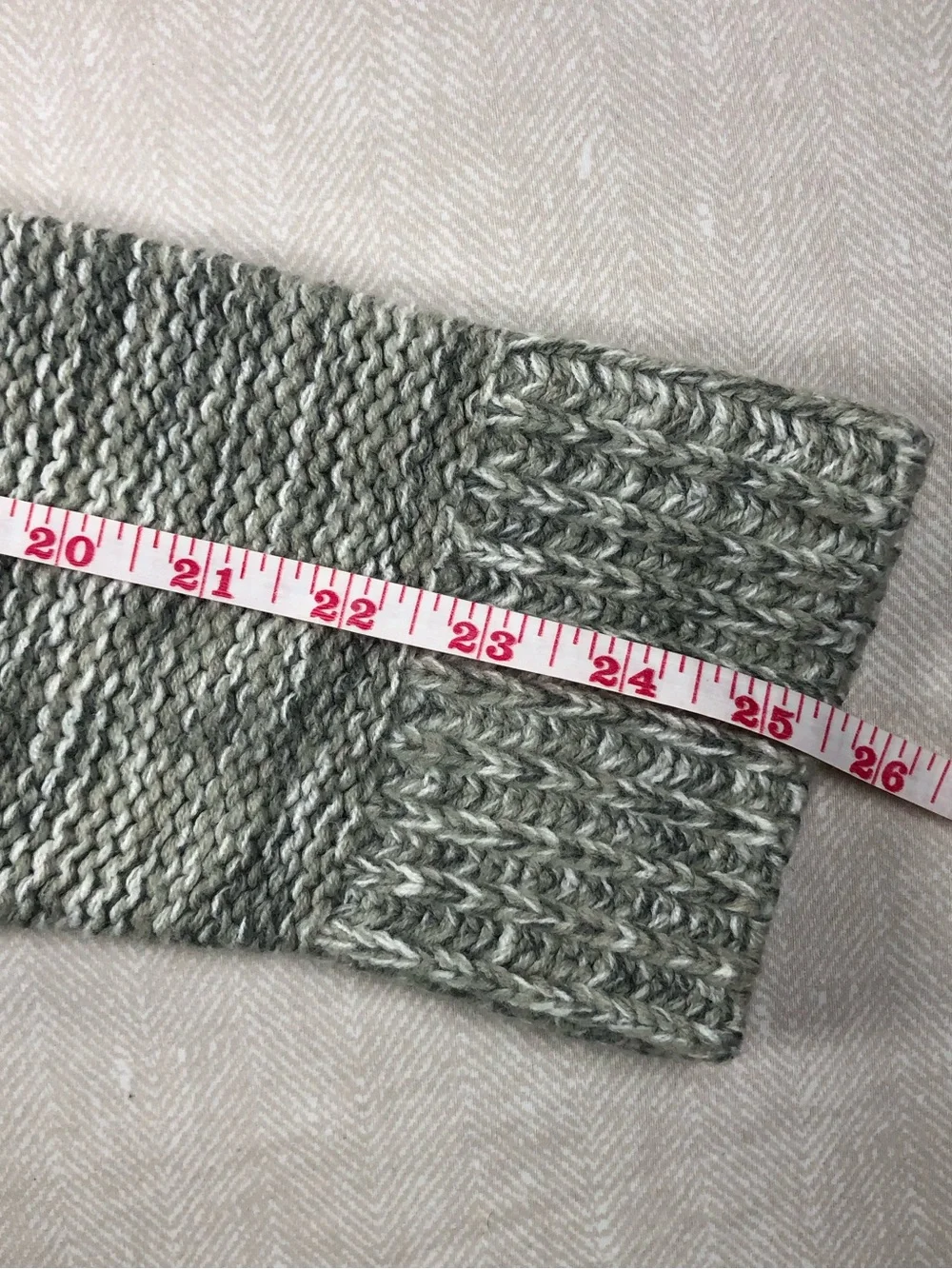 Carolyn Taylor Cable Knit Sweater M Women’s Gray Marled Cowl Neck
